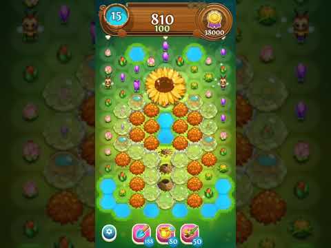 Blossom Blast Saga Level 2570 - NO BOOSTERS