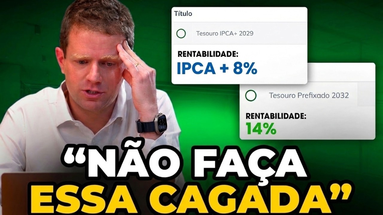 TESOURO IPCA+ 8% ou PREFIXADO de 14%: QUAL RENDE MAIS?
