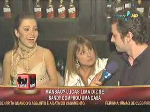 Sandy e Lucas em desfile Ricardo Almeida 2008