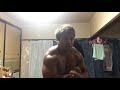 ダンベルプレス3セットだけ!朝筋トレしました笑笑