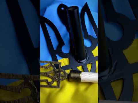 Держатель в форме герба фасадный для одного флага уличный из стали, черный - фото 1 - id-p1855866019