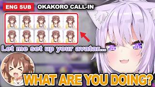 Okayu Made a Call-In Only Korone Could Join 【Hololive/Nekomata Okayu & Inugami Korone/ENG Sub】