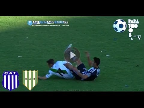 Manotazo de Noir. Talleres-Banfield. Fecha 20.Torneo Primera B Nacional.Fútbol Para Todos