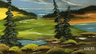 Richard Krejci  is live! Improvising with acrylic paints #art #painting #funandrelaxing #landscapes