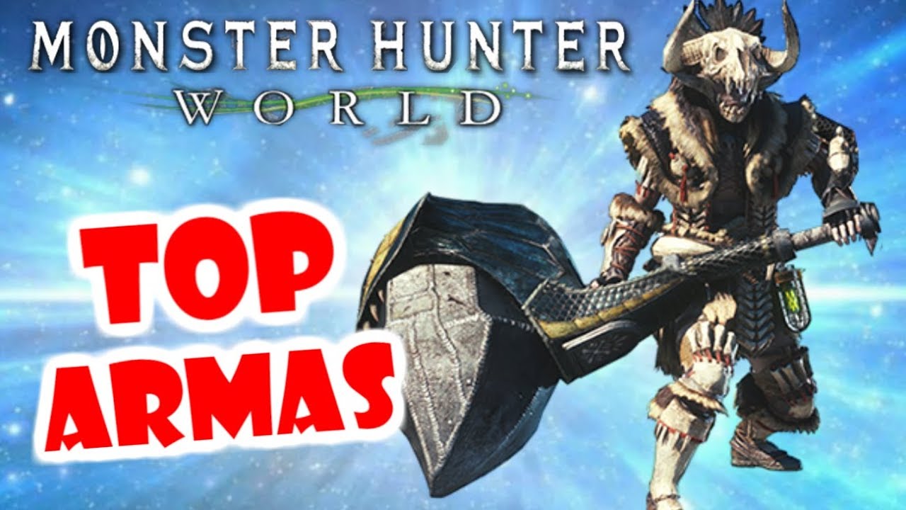 Monster Hunter World: TOP 5 ARMAS PARA PRINCIPIANTES (con Franky Quests)