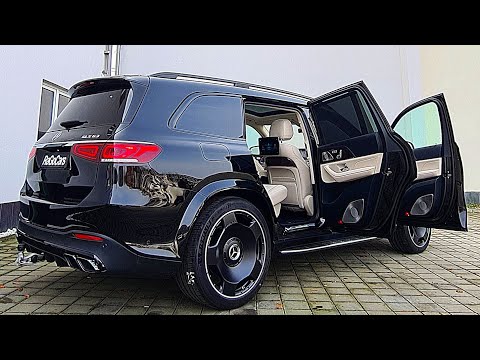 2023 Mercedes-AMG GLS 63 - Full Brutal Luxury SUV! Car Wash Center and Berlin City Drive