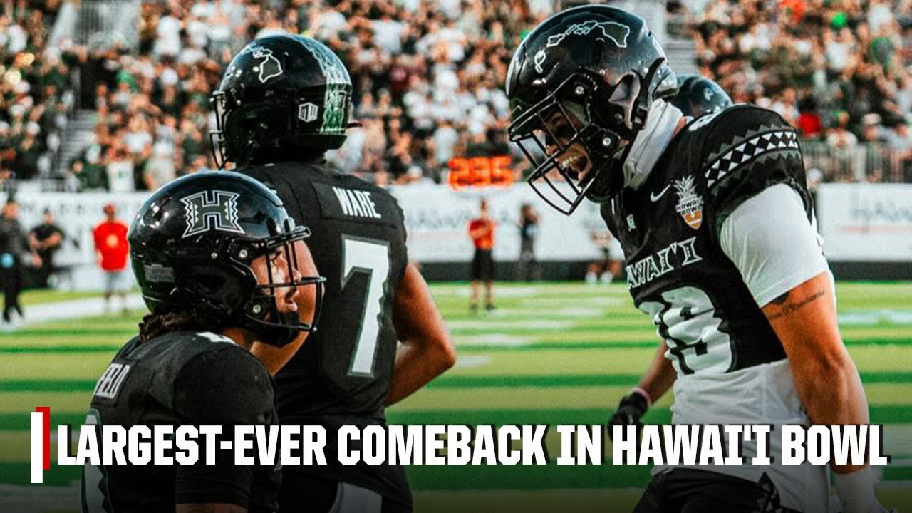 FINAL MINUTES of Hawai'i's HISTORIC 21-PT comeback vs. Cal | ESPN College Football