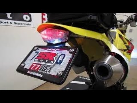 Suzuki DRZ400S DRZ400SM Integrated Tail Light / Fender Eliminator Kit Review and Demo