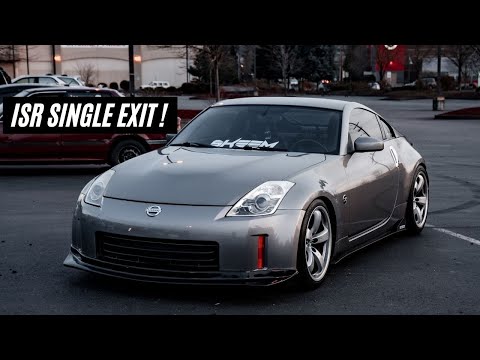 350z ISR single GT exhaust & ISR Y-pipe