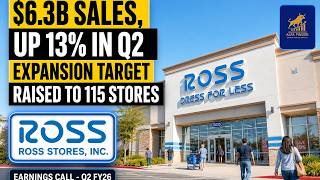 ROSS STORES, INC. Q2 FY26 Earnings Call | Full Recording | ROST