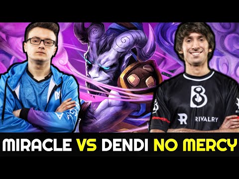 How MIRACLE shows No Mercy to Enemies & DENDI 7.26 Dota 2