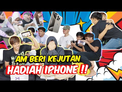 AM BERI KEJUTAN HADIAH IPHONE !! - HARGAI UNTUK TEAM AMZ !