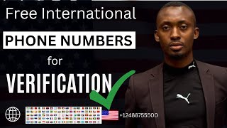 How To Get USA Phone number For Verification 2024 | Free International Phone Number