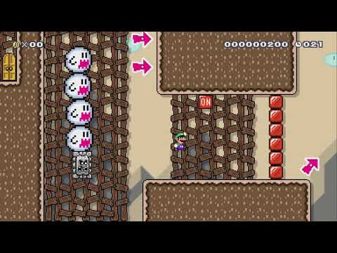 Thwomp's Canyon Speedrun (30) by Coltendo - Super Mario Maker 2 - No Commentary 1bw