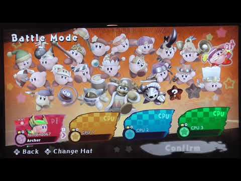 Kirby Fighters 2 All Characters