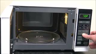 Sharp R272 Solo Microwave Demonstration and Explanation
