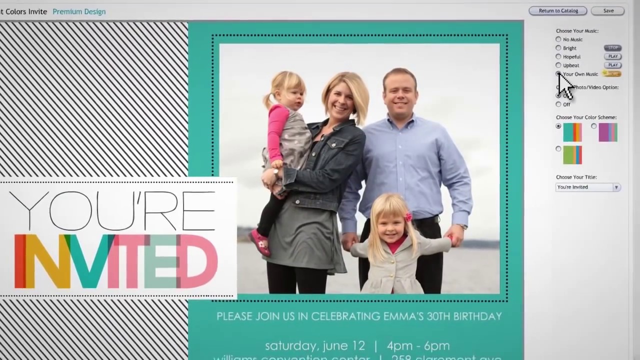 Smilebox Software - Creating a Slideshow