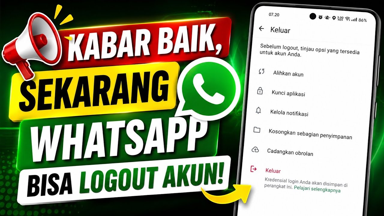 Cara Keluar Akun WhatsApp Tanpa Perlu Hapus Data