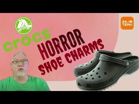 HORROR Themed Crocs Shoe Charms from #temu