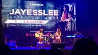Eyes Nose Lips (Jayesslee cover) LIVE IN SINGAPORE