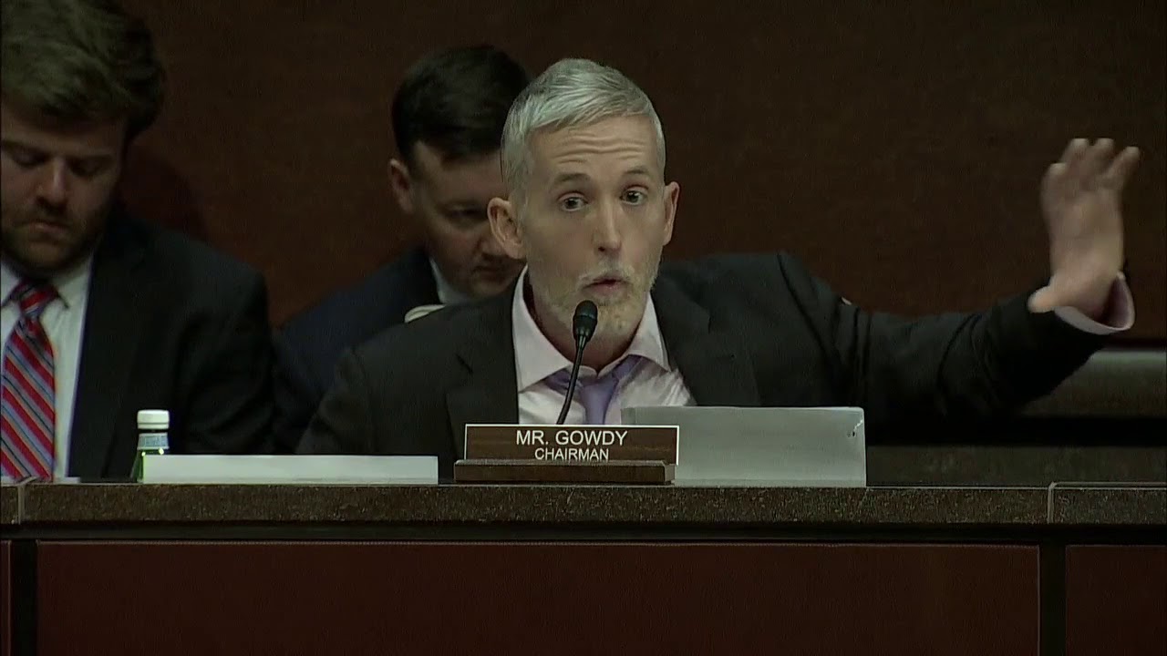 Trey Gowdy Scorches Peter Strozk, Lisa Page During Clinton/Trump Bias Hearing