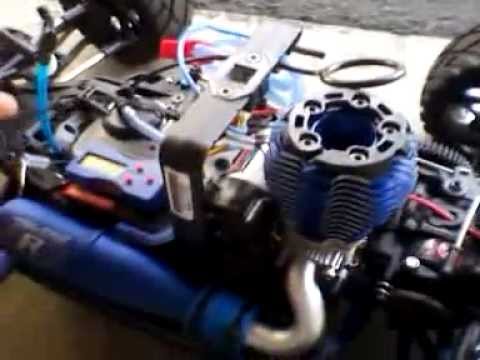 Traxxas Jato temp gauge install