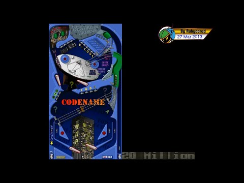 Pinball 4000 (1994, MS-DOS) - 2 of 4: Codename X [720p60]
