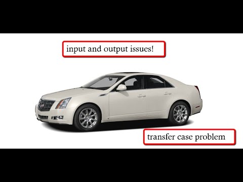 2008 CADILLAC CTS4 TRANSFER CASE INPUT SHAFT REPAIR UPDATE