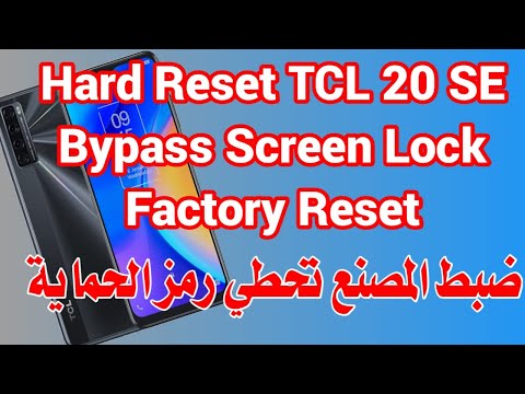 Hard Reset TCL 20 SE  Bypass Screen Lock  Factory Reset by Hardware Keys