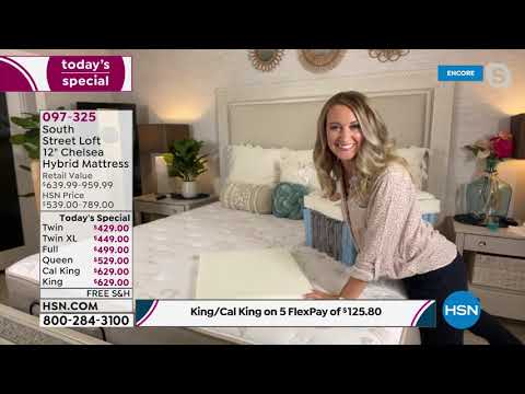 HSN | Home Sweet Home featuring South Street Loft Mattresses 06.25.2021 - 04 AM