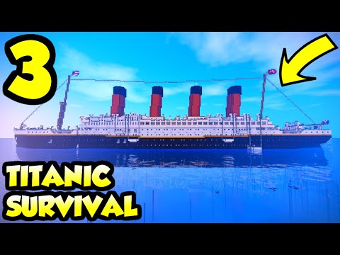 TheNeoCubest - Playing Minecraft, but on the Titanic | Let's Play Part 3 (Custom Map)