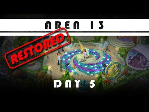 GARDENSCAPES  NEW ACRES area 13 day 5 - THE GALAXY - AREA RESTORED