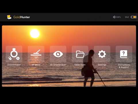 Treasure Hunter 3D Gold Hunter VLF Metal Detector