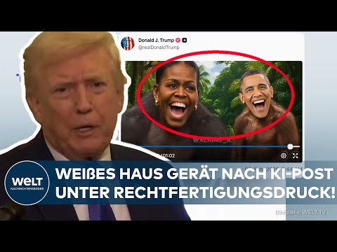 USA: Rassistisches KI-Video gegen Obama entfacht Empörung – Trump gerät erneut unter Druck
