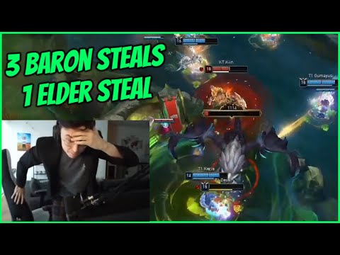 Caedrel's Reactions To All Objective Steals In Game 5 KT VS T1