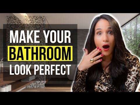 INTERIOR DESIGN TOP 5 Decor Tips To Make Your BATHROOM Look PERFECT! Material Design Ideas & Tips