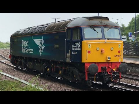 DRS 57002 Passing Thornaby | 022Q Carlisle Kingmoor Sdg to Carlisle Kingmoor Sdg | 06/07/21