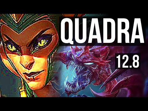 CASSIOPEIA vs CHO'GATH (MID) | Quadra, Legendary, 12/2/7, 600+ games | EUW Master | 12.8