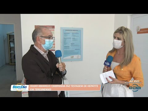 Julho Amarelo traz campanha com testagem para hepatite em teresinenses 20 07 2022