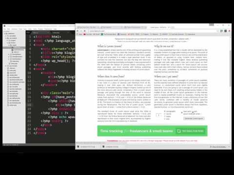 Learn To Create WordPress Themes By Building 10 Projects Looping Through Posts