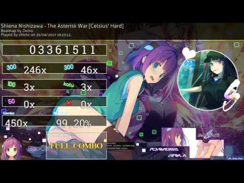 [Osu!] [#32] Shiena Nishizawa - The Asterisk War // ☆ 4,38 ☆ DTHD FC 99,20%