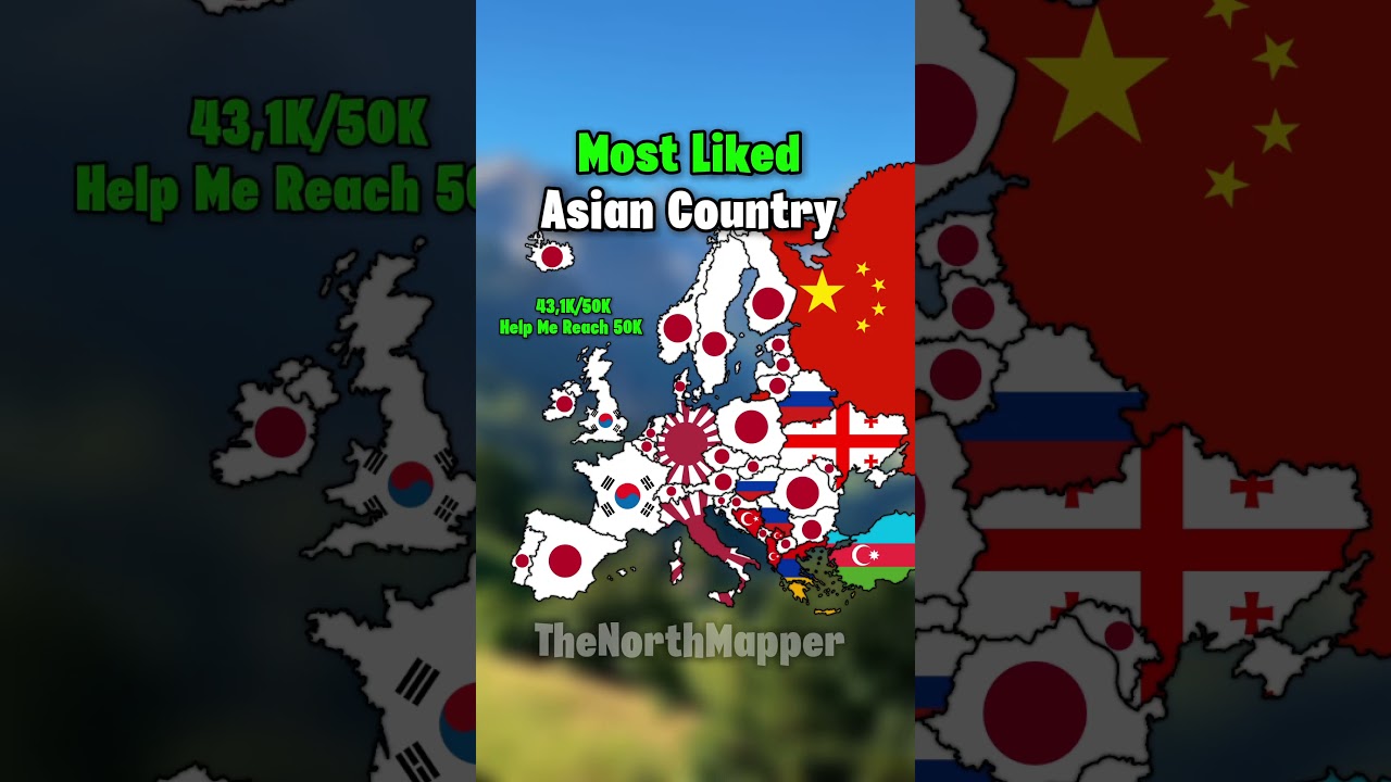 Most Liked Asia Country In Europe #europe #mapper #viral #edit #europe #map #iran #usa #china