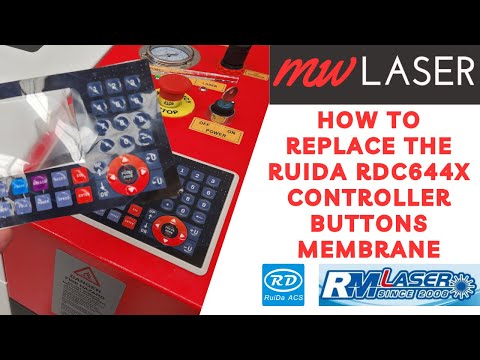 How To Replace RuiDa Controller Buttons Membrane - MW Laser + RM Laser