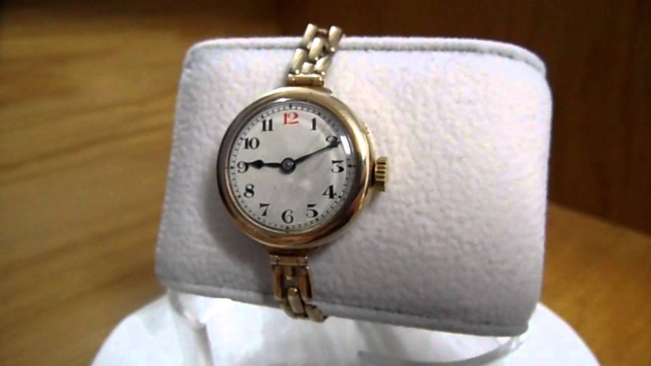 Ladies 9ct Gold Vintage Watch