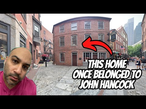 I TOURED JOHN HANCOCKS 250 YEAR OLD HOME