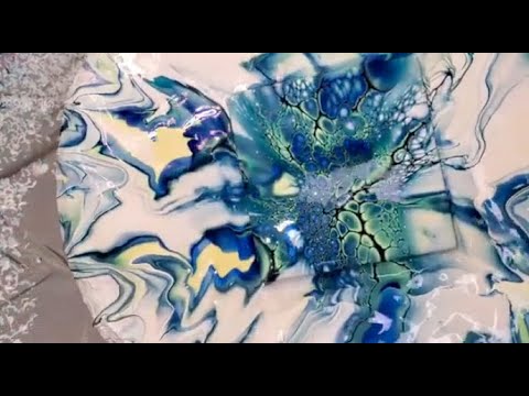 #106 - Naples Yellow & Paynes Gray Bloom Take 2 | #Sheleeart #Bloom #Colourarte #PrimaryElements