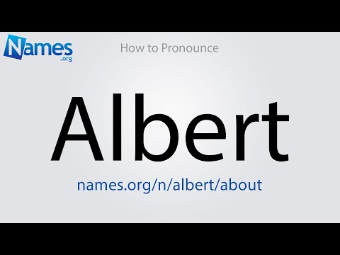 How to Pronounce Albert