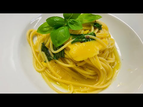 I miei spaghetti al limone. Pronti in 10 minuti ￼
