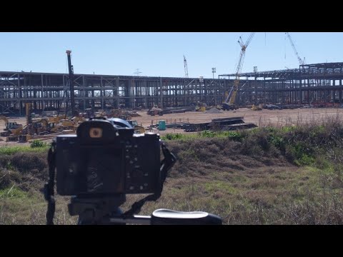 Tesla Texas factory At Giga Texas Or Tera Texas Cybertruck