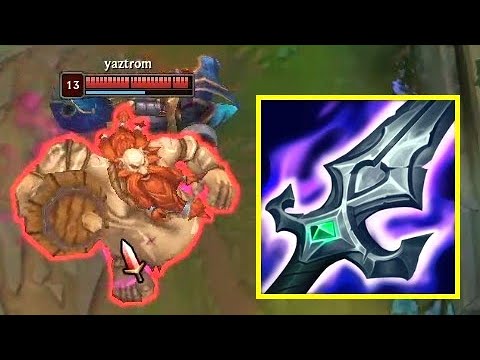 Pantheon killing 2467 HP Gragas in 1 second.